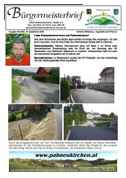 Bürgermeisterbrief September 2008 (1,36 MB) - Pabneukirchen
