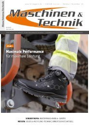  MASCHINEN & TECHNIK | Oktober / November 2024