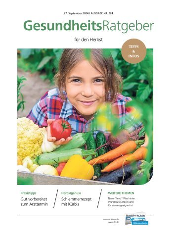 Gesundheitsratgeber Fürstenfeldbruck | Ausgabe 224 | September 2024