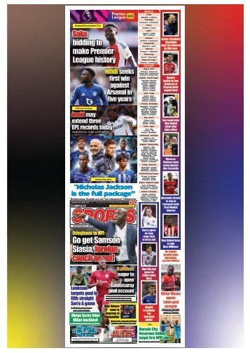 COMPLETE SPORTS - SATURDAY, SEPT 28, 2024