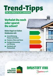 Trend-Tipps für die Energetische Sanierung