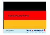 Ansprechpartner Geldanlage Vertrieb Deutschland - INFINA