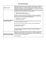 AVISO PARA TERAPIAS