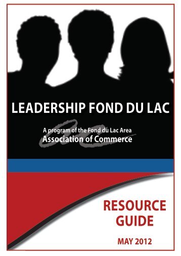 Leadership Fond du Lac Resource Guide - May 2012