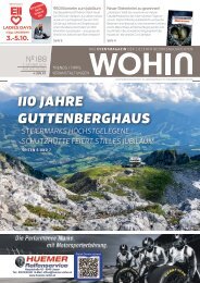 WOHIN Nr. 188 I Oktober 2024