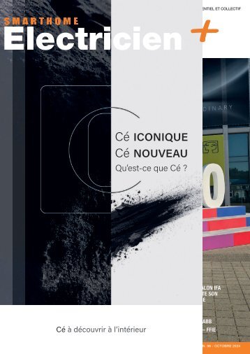 Smarthome Electricien+ d’octobre 2024 - IFA Berlin - Thermographie - Éclairage des commerces