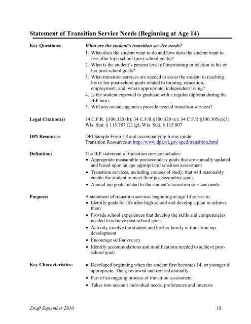 Guide for Writing IEPs - The Special Education Team - Wisconsin.gov