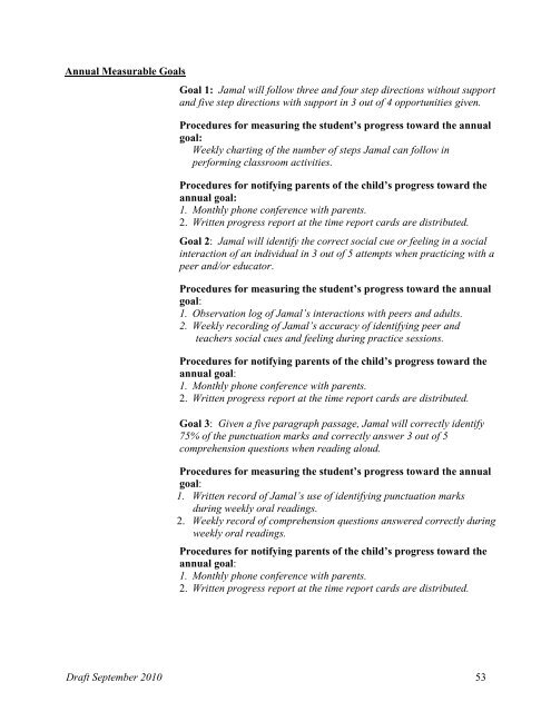 Guide for Writing IEPs - The Special Education Team - Wisconsin.gov