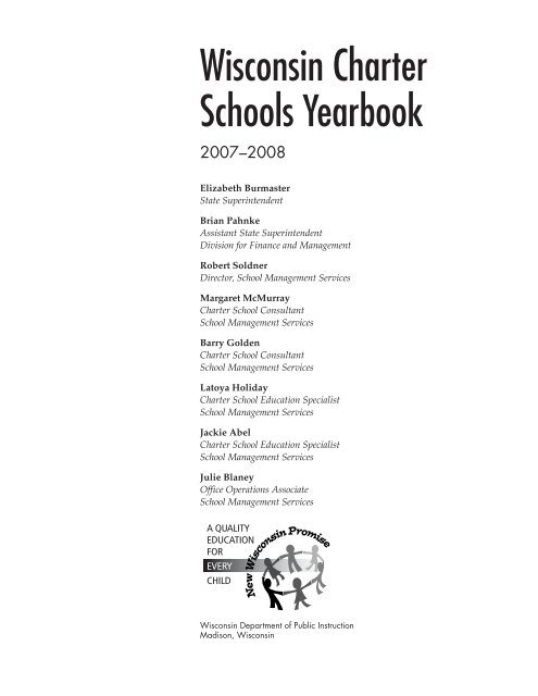 Wisconsin Charter Schools Yearbook - School Management Services