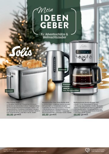 EK Home | P 7030 Elektro-Kleingeraete Prospekt Weihnachten 2024