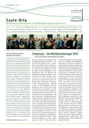 Mitteilungsblatt Saale-Orla 01/2011 (785 KB) - LEADER ...
