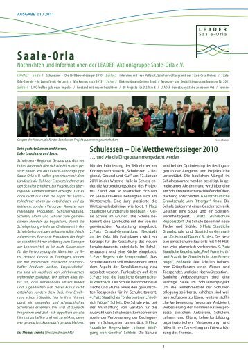 Mitteilungsblatt Saale-Orla 01/2011 (785 KB) - LEADER ...