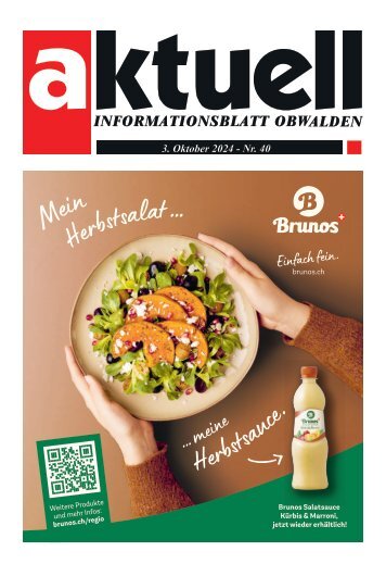 Aktuell Obwalden | KW 40 | 03. Oktober 2024