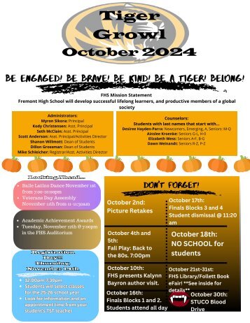 Tiger Growl-October 2024