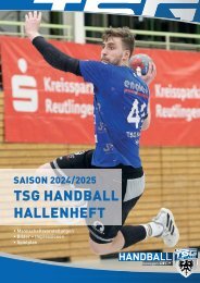 TSG Handball Hallenheft 2024_2025