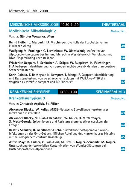 Programm 26.–29. Mai 2008 - Österreichische Gesellschaft für ...