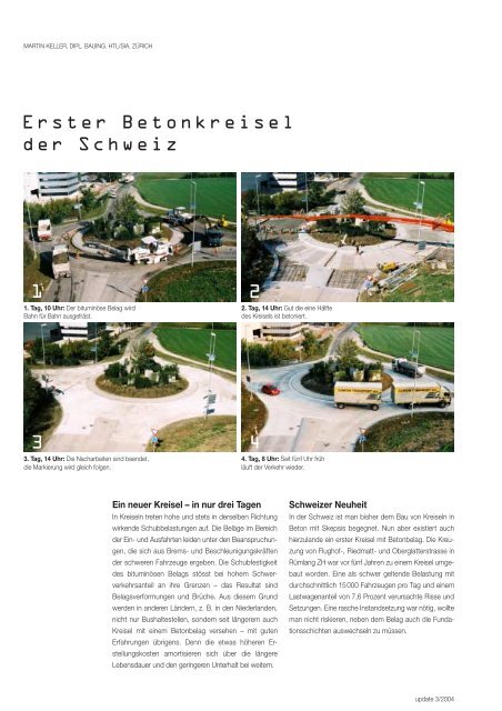 Erster Betonkreisel der Schweiz - CemSuisse