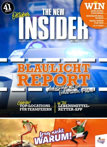 THE NEW INSIDER, No. LXVI, #495, Oktober 2024