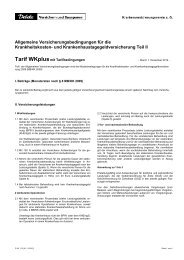 Besondere Bedingungen Fur Die Anlage Von Debeka