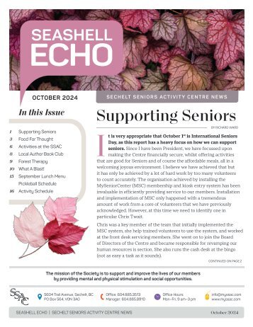 SSAC Echo | October 2024