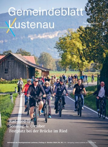Gemeindeblatt Lustenau Nr. 40 | Freitag, 4. Oktober 2024
