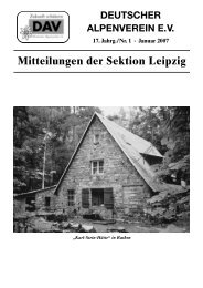 Mitteilungen der Sektion Leipzig