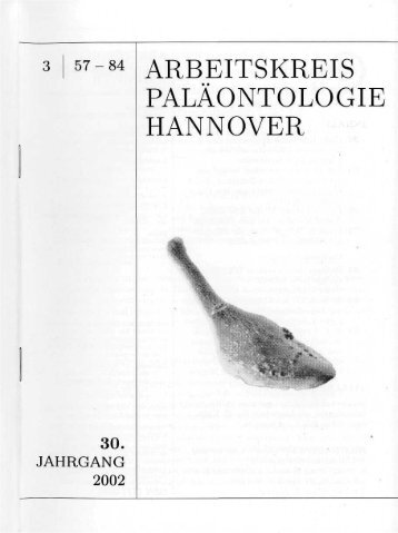 3 - Arbeitskreis Paläontologie Hannover