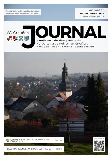 Creussen Journal - Ausgabe 04.10.2024