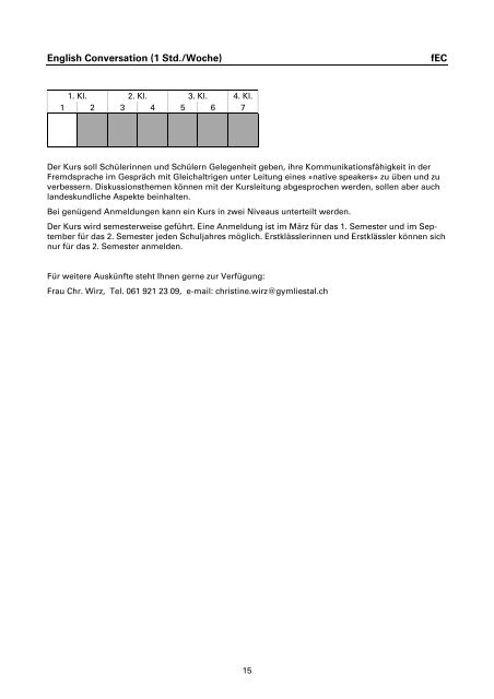 Detaillierte Informationen - Gymnasium Liestal