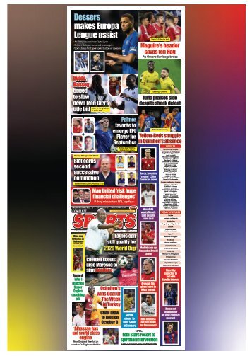 COMPLETE SPORTS - FRIDAY, OCT 4, 2024