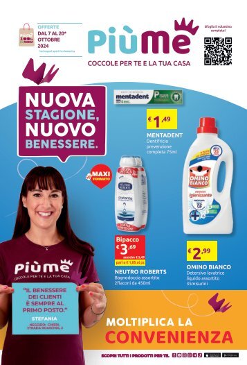 Volantino PiùMe valido dal 7 al 20 ottobre 2024