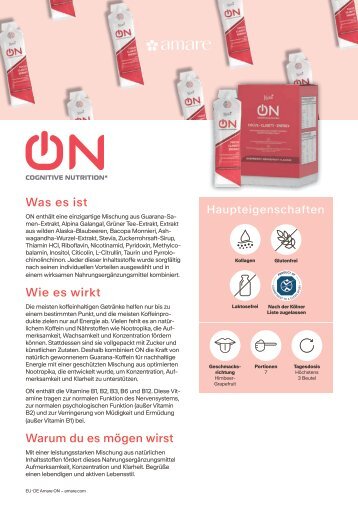  Konzentrations- Booster durch die Kraft der Natur! Wir präsentieren IHnen unseren Konzentrationshelfer On!