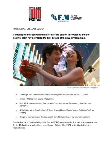First Look Press Release_ 43rd Cambridge Film Festival (2024)