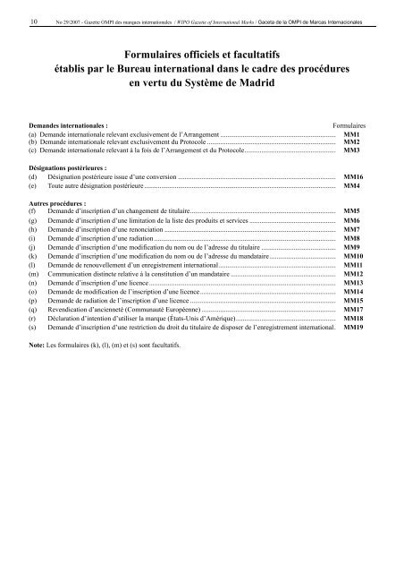 Declarations made by Contracting Parties of the Madrid System ...