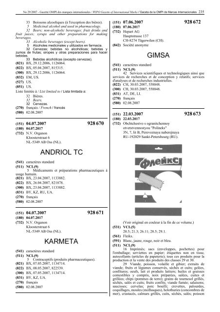 Declarations made by Contracting Parties of the Madrid System ...