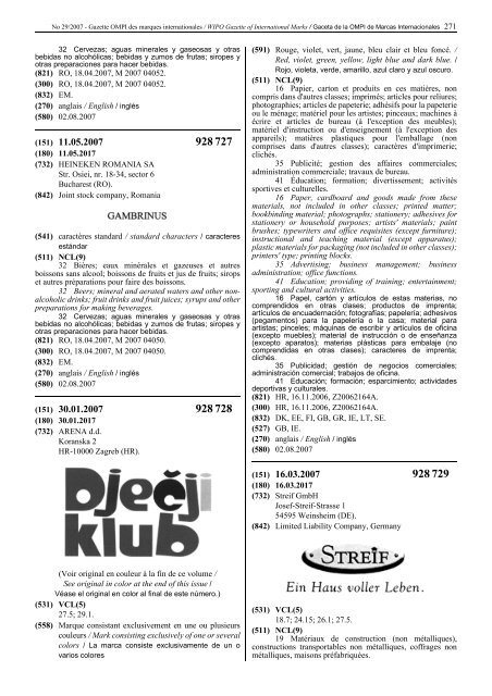 Declarations made by Contracting Parties of the Madrid System ...