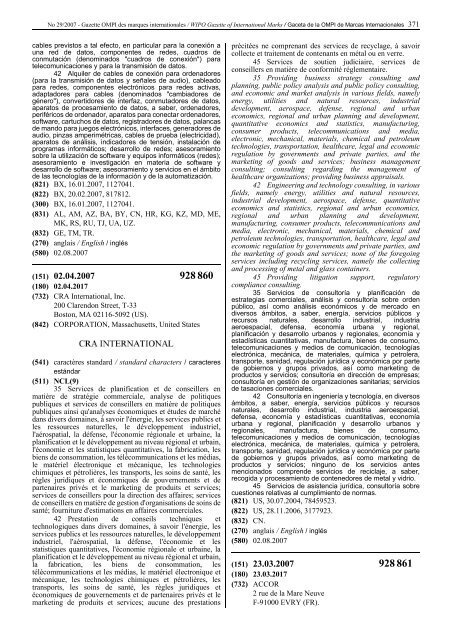 Declarations made by Contracting Parties of the Madrid System ...