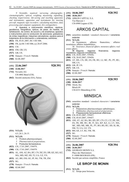 Declarations made by Contracting Parties of the Madrid System ...