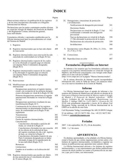 Declarations made by Contracting Parties of the Madrid System ...