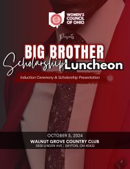 The 2024 Women's Council of Ohio Big Brother Scholarship Luncheon