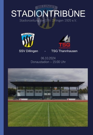 STADIONTRIBÜNE - AKTUELLE NEWS ZU DEN KREISLIGA-HEIMSPIELEN DER SSV DILLINGEN IM DONAUSTADION!