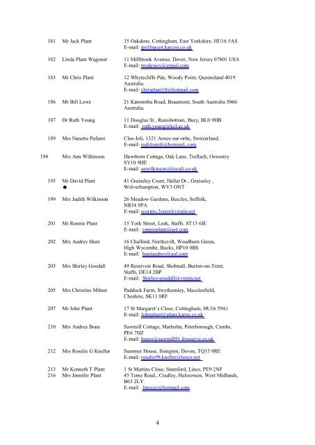 Chapter 34 Austin Plant - Plant Family History Group