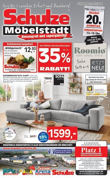 Schulze Möbelstadt | Ihre Nr. 1 zwischen Erfurt und Bamberg!
