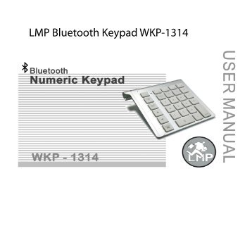 LMP Bluetooth Keypad WKP-1314 - MacWay