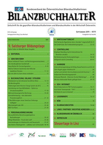 böb journal 47 - Bundesverband der Österreichischen ...