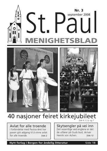 Menighetsbladet - St. Paul Menighet