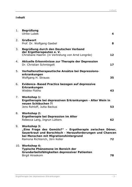 Ergotherapie bei depressiven Erkrankungen - Landschaftsverband ...