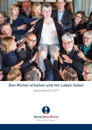  Jahresbericht 2017 der Stiftung St. Michaelis