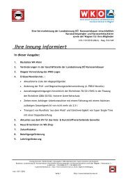 Ihre Innung informiert - karosserie-ooe.at