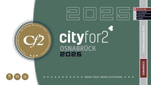 CITY for TWO Osnabrück | Limitierte Ausgabe 2025